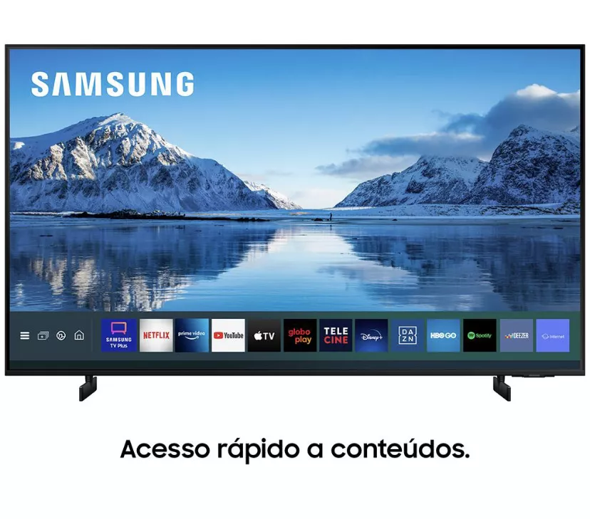 Smart Tv 50“ Crystal Uhd 4k Samsung 50au8000, Painel Dynamic Cristal