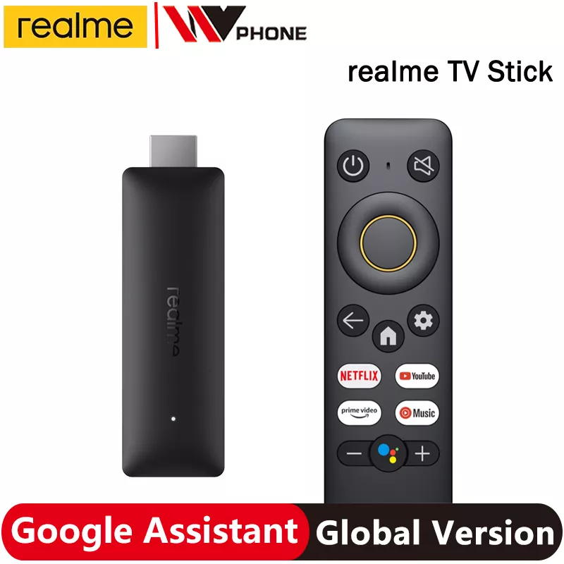 Realme Tv Stick Global Version Realme 4k Smart Google Tv Stick 2gb 8gb Arm Cortex A53 Bluetooth 5.0 Hdmi 2.1 4kp60 Netflix Google Assistant - Tv Sti