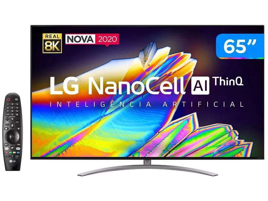 Smart Tv 8k Nanocell Ips 65&quot; Lg 65nano96 - Wi-fi Bluetooth Hdr Inteligência Artificial 4 Hdmi