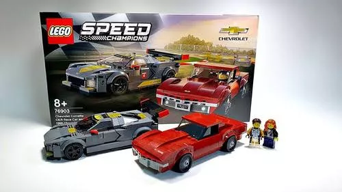 Lego Speed Chevrolet Corvette C8.r Race Car E 1968 - 512 Peças