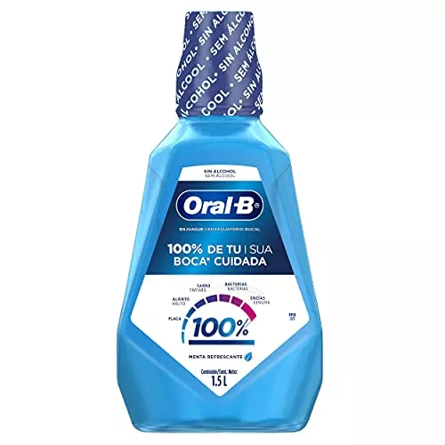 Enxaguante Bucal Oral-b 100% De Sua Boca Cuidada 1,5l, Oral-b