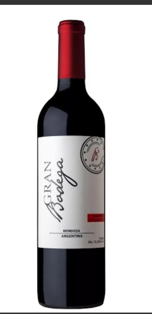 Vinho Tinto Argentino Gran Bodega 750ml
