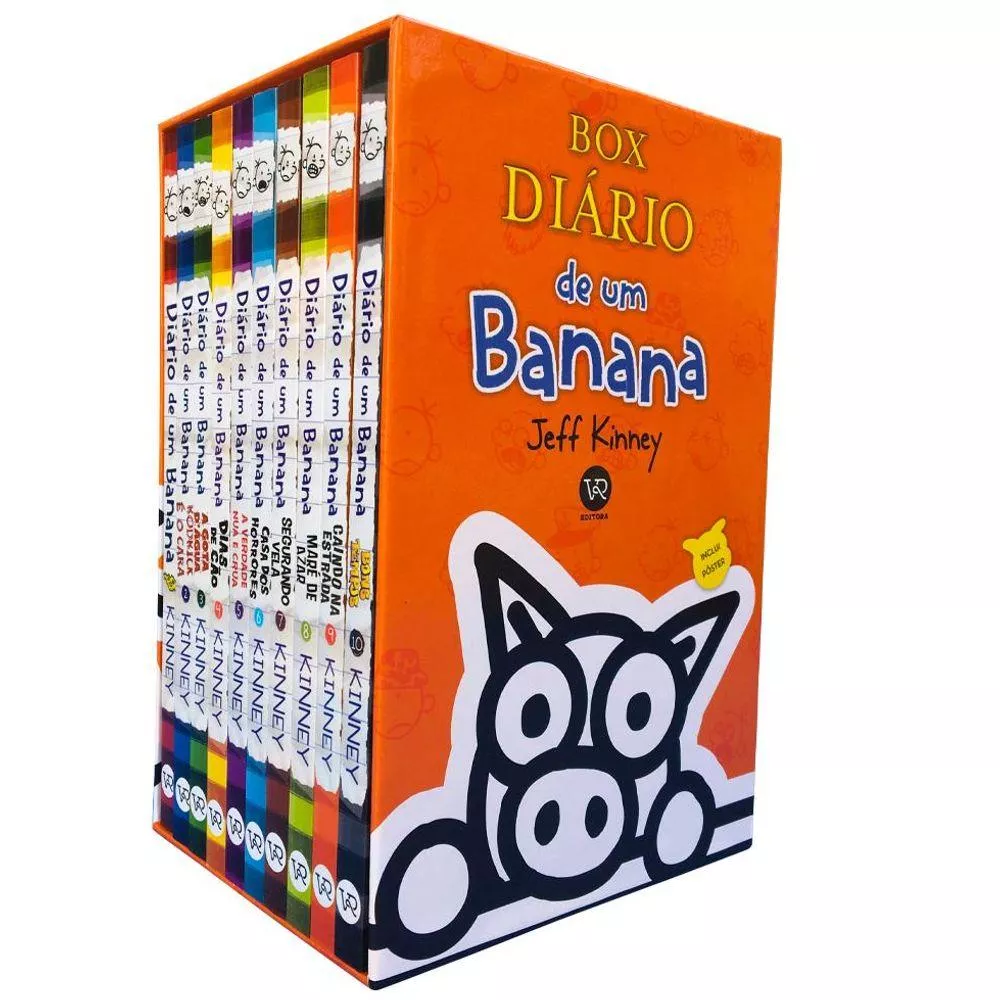 Box Diário De Um Banana - 10 Volumes