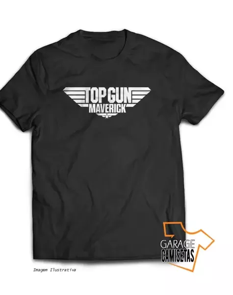 Camiseta Top Gun Maverick Camisa 100% Algodão