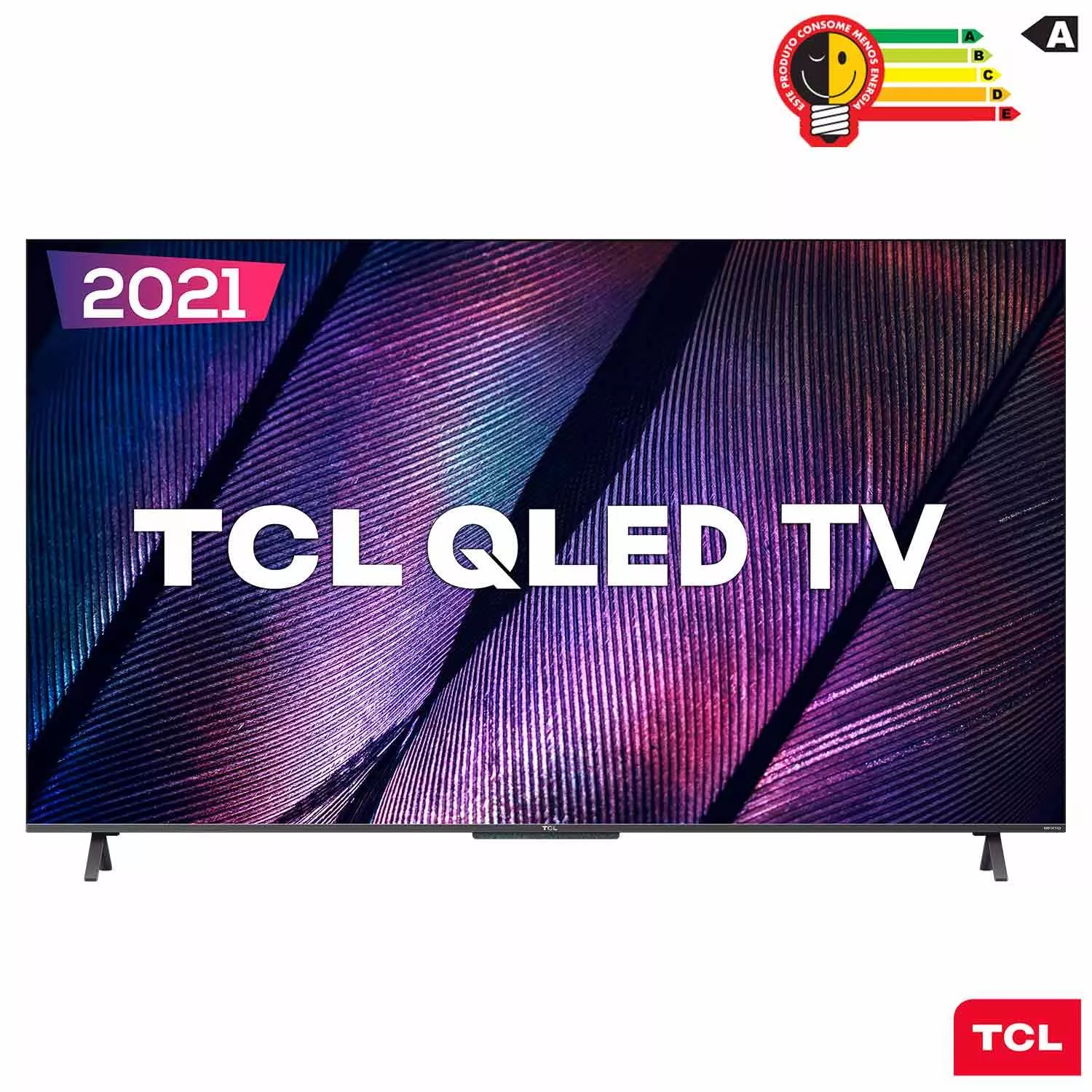Smart Tv Tcl Qled Ultra Hd 4k 55? Android Tv Com Google Assistant, Dolby Vision, Hdr10+ E Wi-fi - 55c725