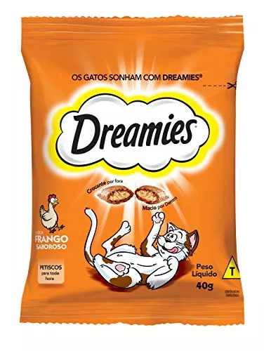 [rec] Petisco Para Gatos Dreamies Frango Adultos 40g