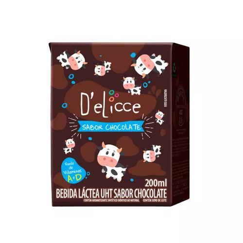 Bebida Lactea Chocolate 200ml Delicce