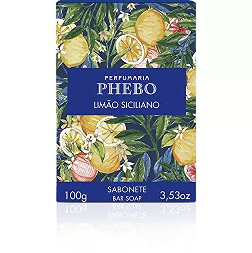 [min. 10] Sabonete Limão Siciliano, Phebo, Amarelo, 100g