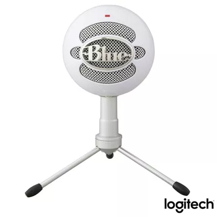 Microfone Blue Microphones Condensador Usb Blue Snowball Ice Branco - 988-000070