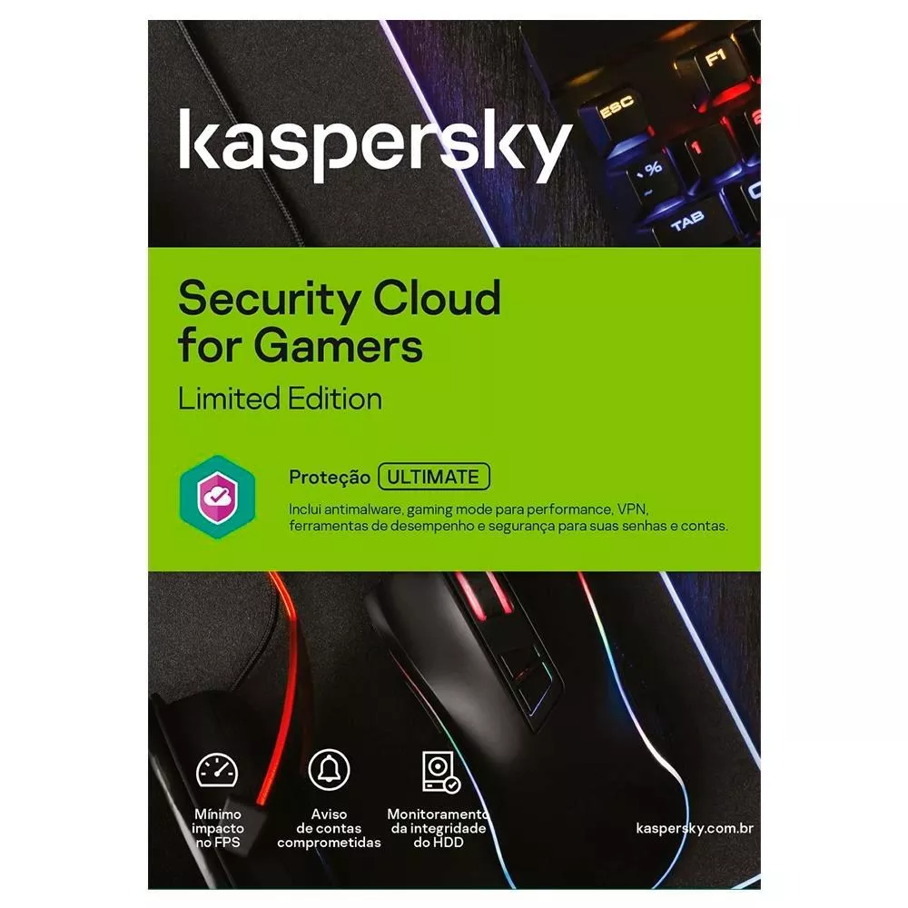 Kaspersky Antivírus Security Cloud For Gamers Limited Edition, Digital Para Download - Kl1923kdcfs
