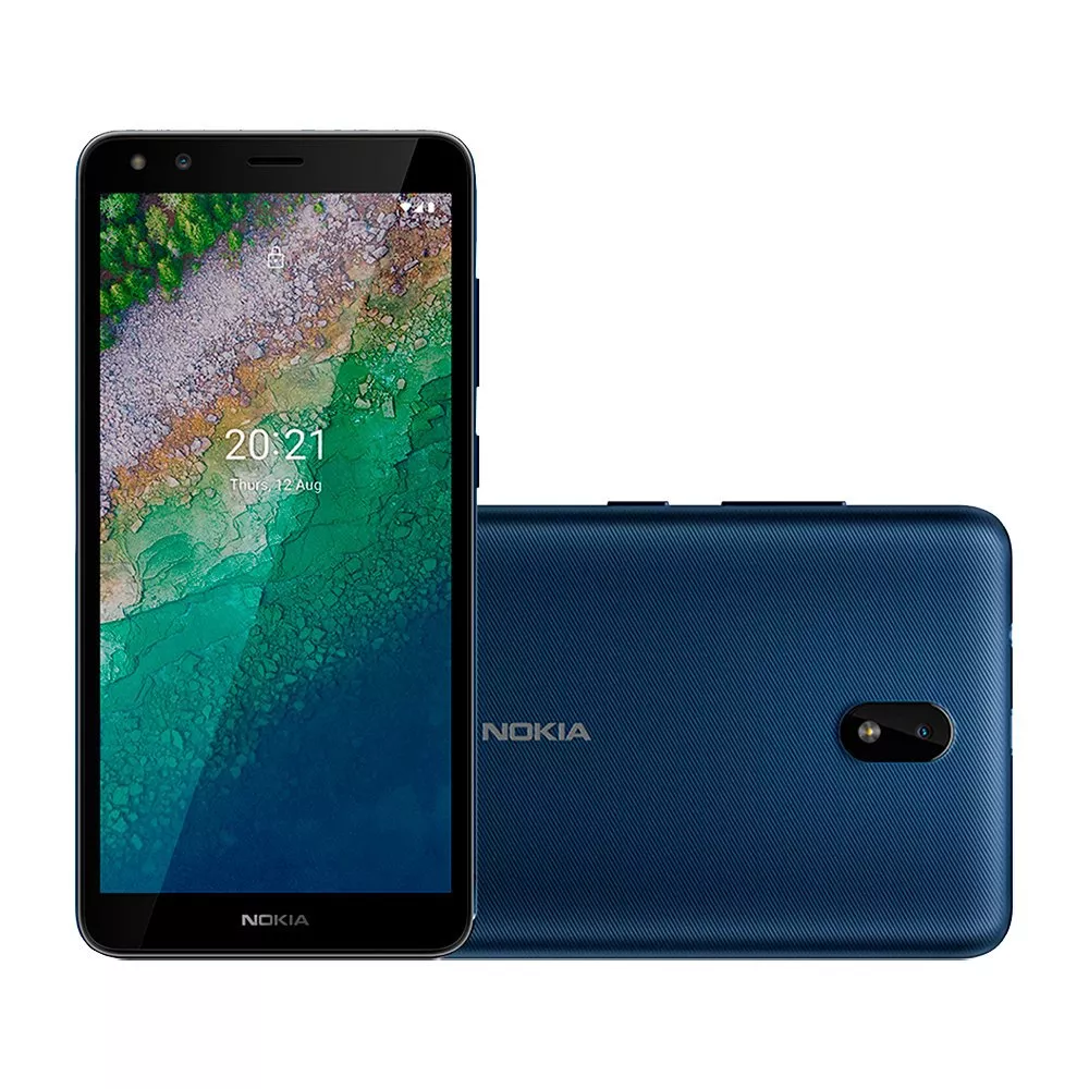 Smartphone Nokia C01 Plus, 4g, 32gb, 5mp, Tela 5,4, Azul - Nk040