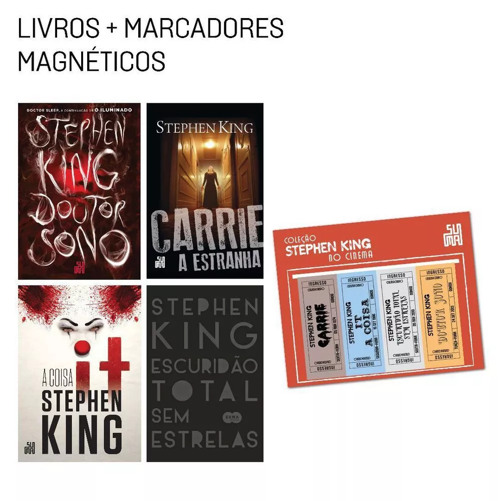 Livro - Kit Stephen King No Cinema
