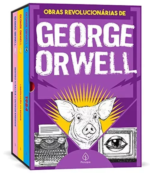 Box Com 3 Livros - As Obras Revolucionrias De George Orwell