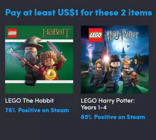 (2 Jogos) Lego The Hobbit + Lego Harry Potter: Years 1-4