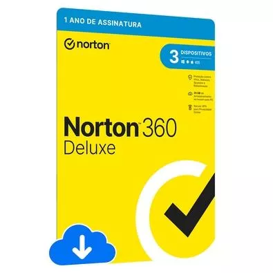 Norton 360 Deluxe 25gb Para 3 Dispositivos, 12 Meses