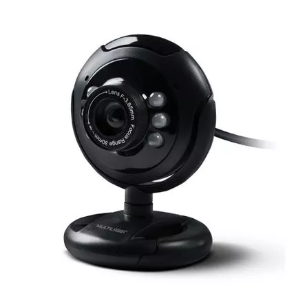 [com Ame R$54] Webcam Standard 480p 30fps Led Noturno C/ Boto Snapshot Microfone - Wc045