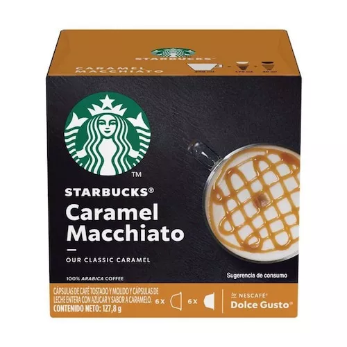 Starbucks  Caramel Macchiato By Nescaf  Dolce Gusto  12 Cpsulas