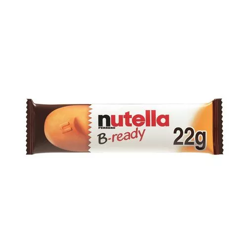 3 Unidadss - Nutella B-ready Wafer Recheado 1 Unidade 22g