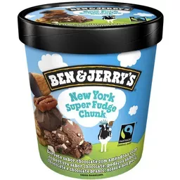 [big By Carrefour] Ben & Jerrys Sorvete New York Super Fudge Chunk 458ml