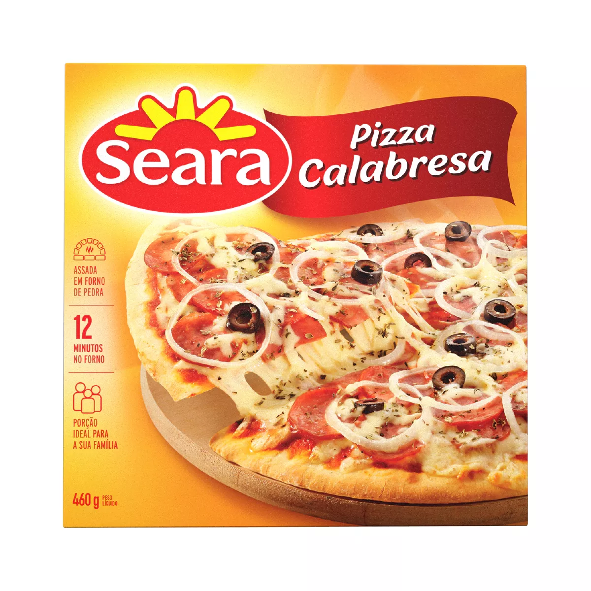 Pizza De Calabresa Seara 460g