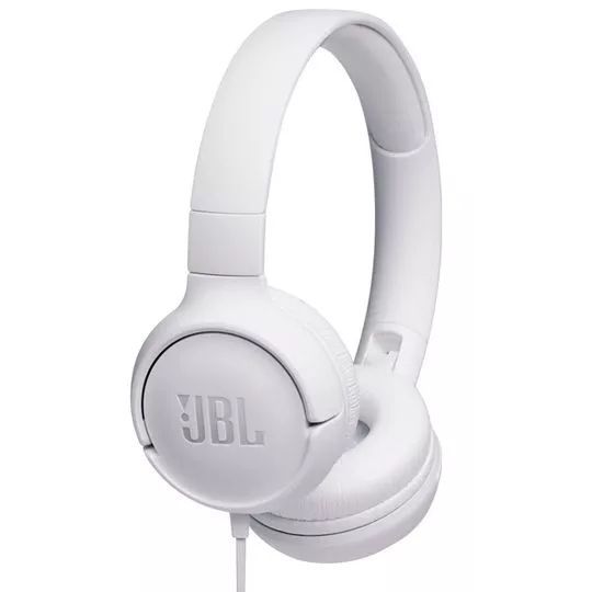 Fones De Ouvido Jbl Tune 500 Supra-auriculares Com Fio Branco