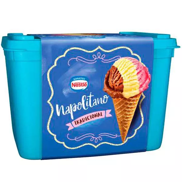 Sorvete Napolitano Nestle 1,5l