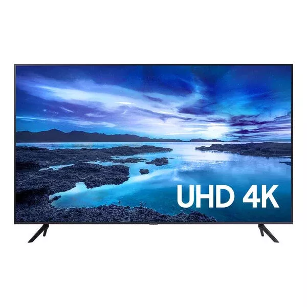 Smart Tv Samsung Uhd Processador Crystal 4k 65au7700 Tela Sem Limites Visual Livre De Cabos 65\