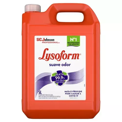 Desinfetante Lysoform Uso Geral Odor Suave 5l