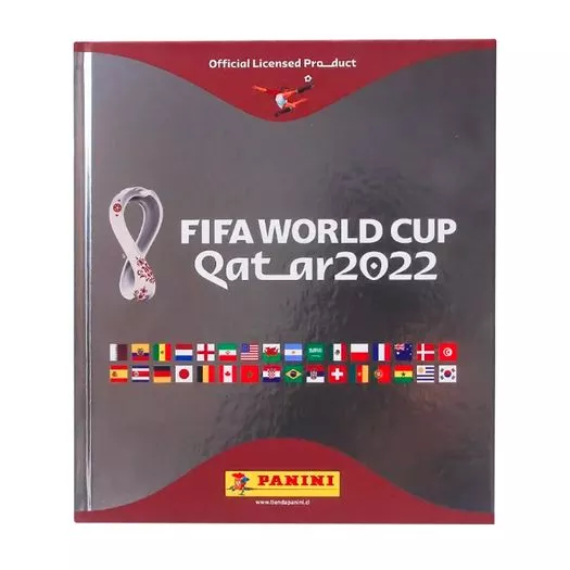 lbum Capa Dura Prata Copa Do Mundo Qatar 2022