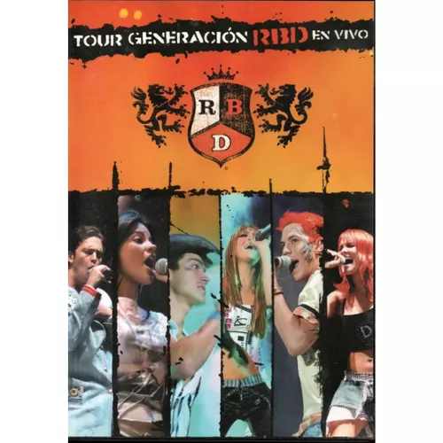 Dvd Rebelde - Tour Generacin Rbd En Vivo