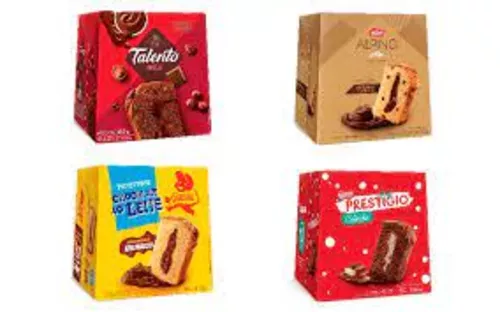 [app/ Cc Ame] Panettone Com Gotas E Recheio Cremoso Chocolate Nestl Caixa 450g