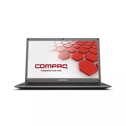 (app Ame Sc R$ 731)notebook Compaq Presario 435 Intel Core I3 4gb 240gb Ssd 14,1 Linux Cinza