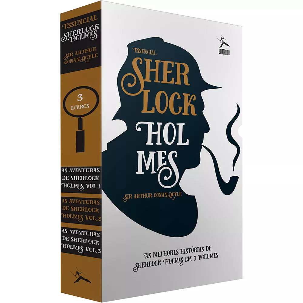 [ame R$ 7,5 / Ame Sc R$ 4,80 ]livro - Box Sherlock Holmes: Aventuras Sherlock Holmes (3 Volumes)