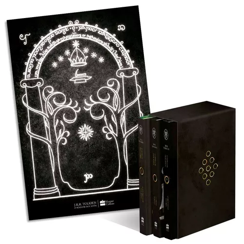 [ame R$ 45] Box De Livros - Senhor Dos Anis (3 Volumes Capa Dura) + Pster - 1 Ed.