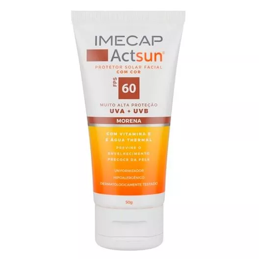Protetor Solar Com Cor Imecap Actsun Fps60