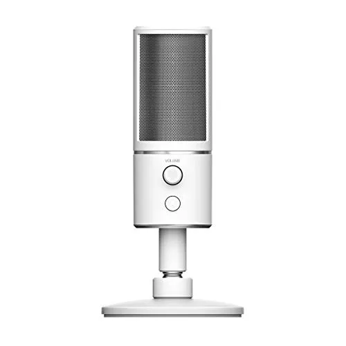 Microfone Condensador Razer Seiren X Usb, Mercury Edition Branco, Rzmcse06rt
