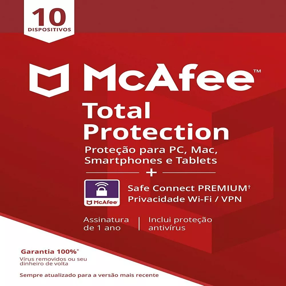 Mcafee Total Protection 10 Dispositivos Vpn