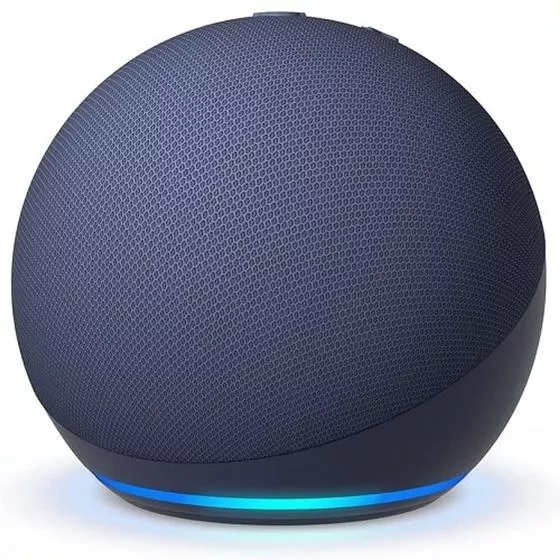 Amazon Echo Dot 5th Gen Com Assistente Virtual Premium Azul