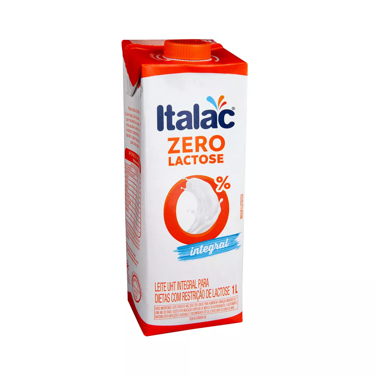 Leite Sem Lactose Integral Uht Italac 1 Litro
