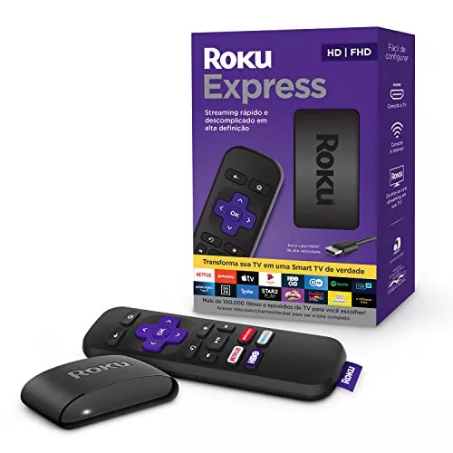 Roku Express - Transforma Sua Tv Em Smart Tv. Por Apenas R$ 209