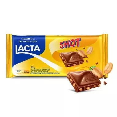 [leve 3 Pague 2 / 2,33 Un] Chocolate Lacta Shot 80g