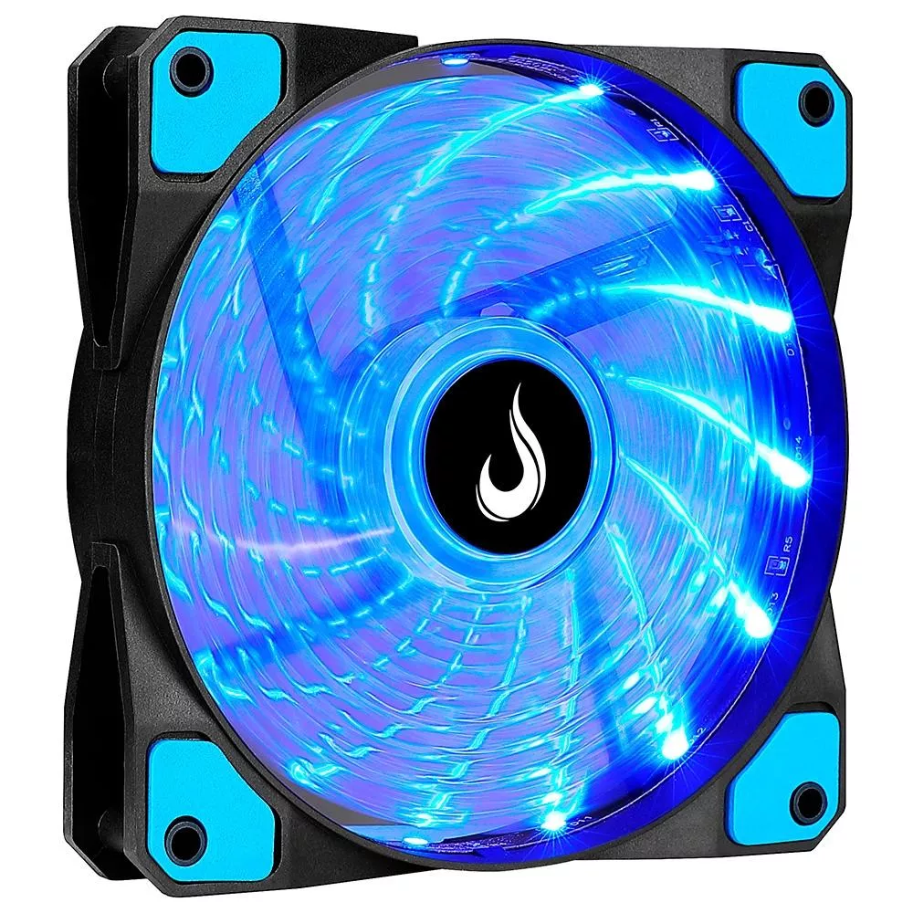 Cooler Fan Rise Mode Wind W1, 120mm, Led Azul - Rm