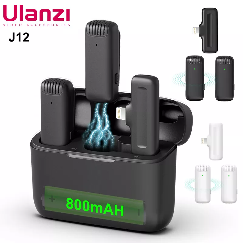 Microfone De Lapela - Ulanzi J12 - 2 Unidad