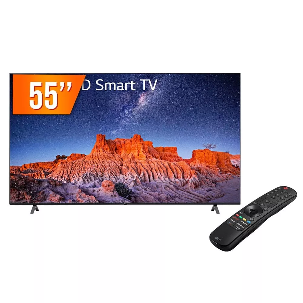 Smart Tv 55&quot; 4k Lg 55uq801c Thinq Ai W