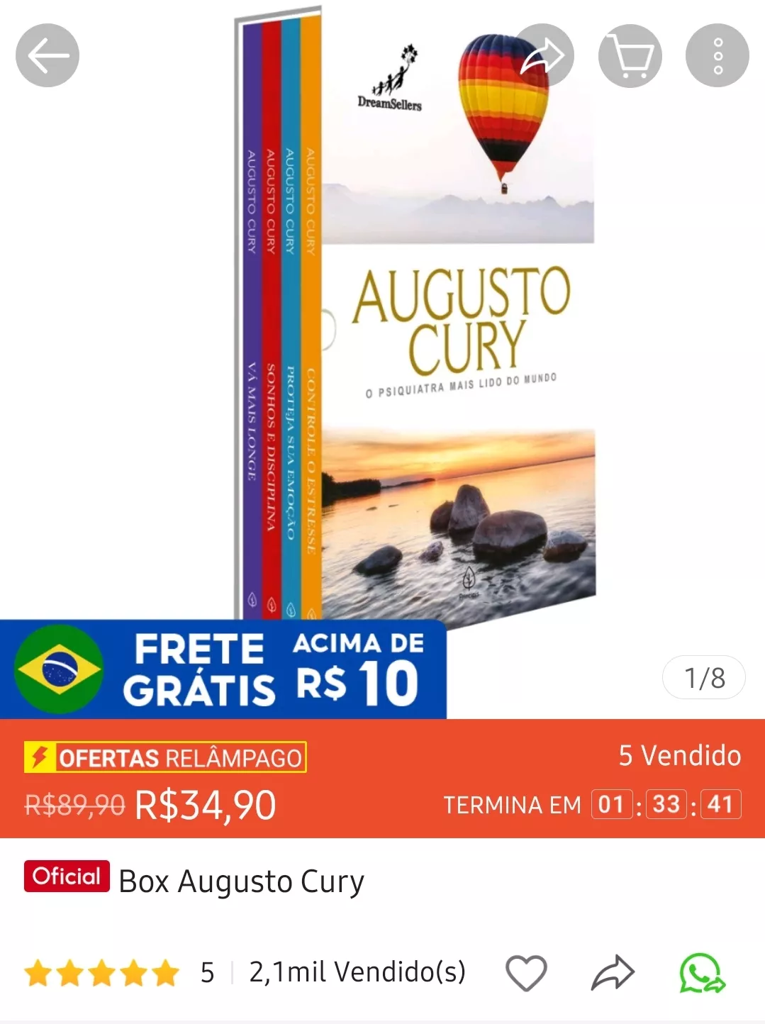 Box Do Augusto Cury