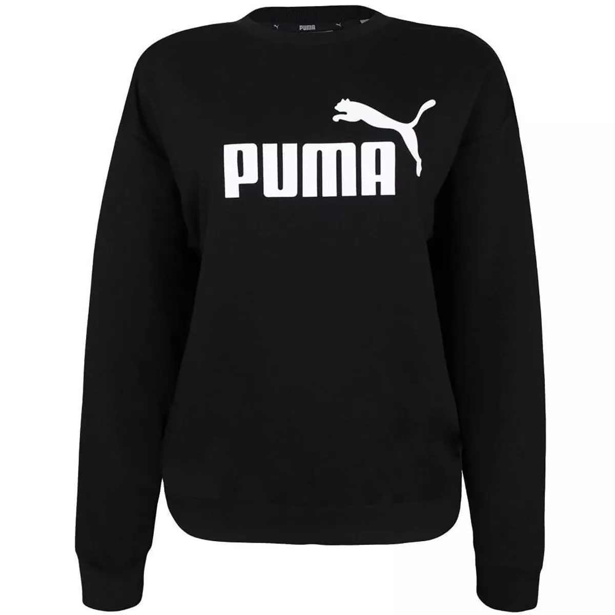 Moletom Puma Essentials Logo Crew Fl Femini