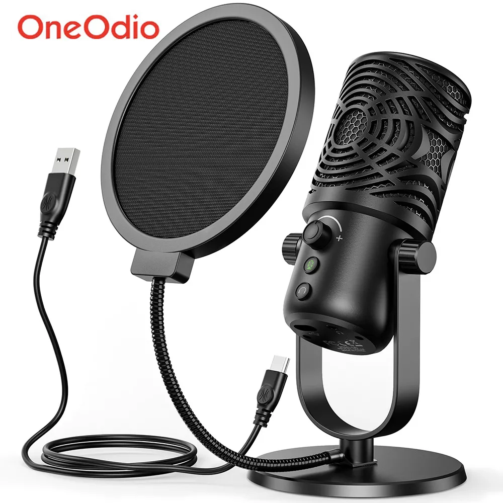 Microfone Condensador Profissional Oneodio Fm1