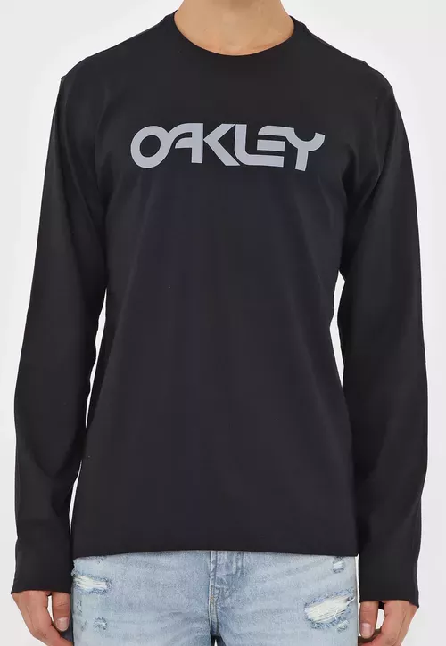 Camiseta Oakley Mark Ii Preta - Manga Longa