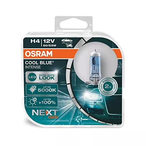 Osram Cool Blue Intense Next Generation H4 64193 Cbn - Hcb Duo (at 5000k)