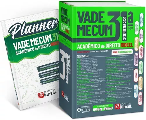 Livro - Vade Mecum Acadmico De Direito + Planner - 31 Ed.